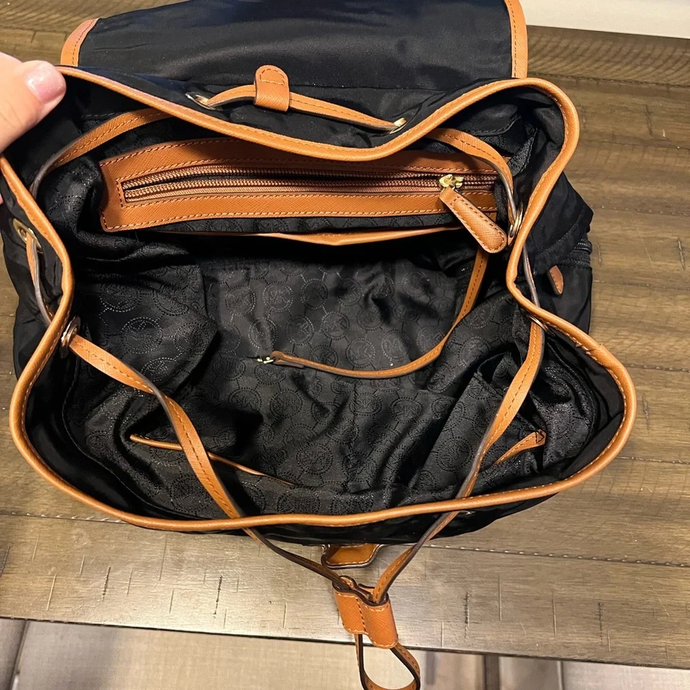 Michael Kors Black and Brown Backpack - Picture 6 of 6
